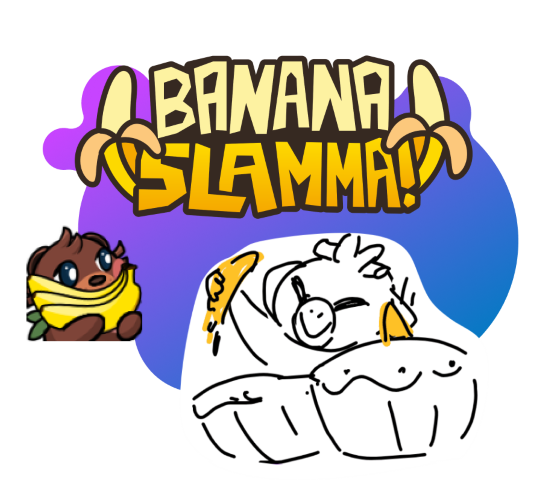 Collage of things that happened at Banana Slamma