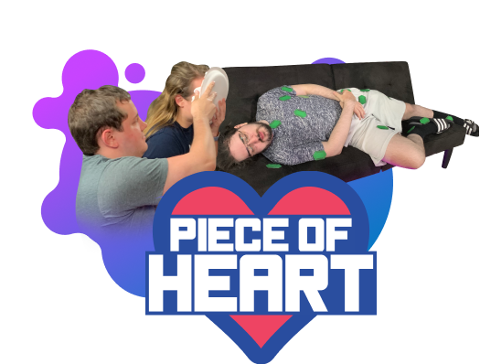Collage of things that happened at Piece of Heart