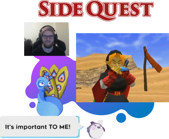 Collage of things that happened at Side Quest